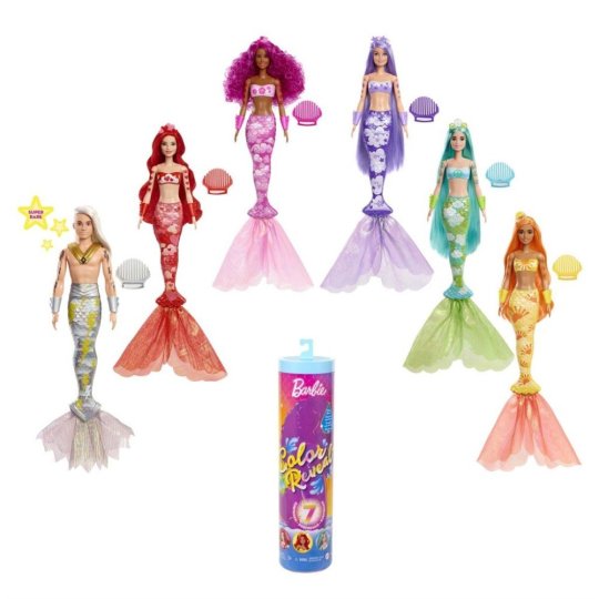 Barbie Color Reveal Rainbow Mermaid